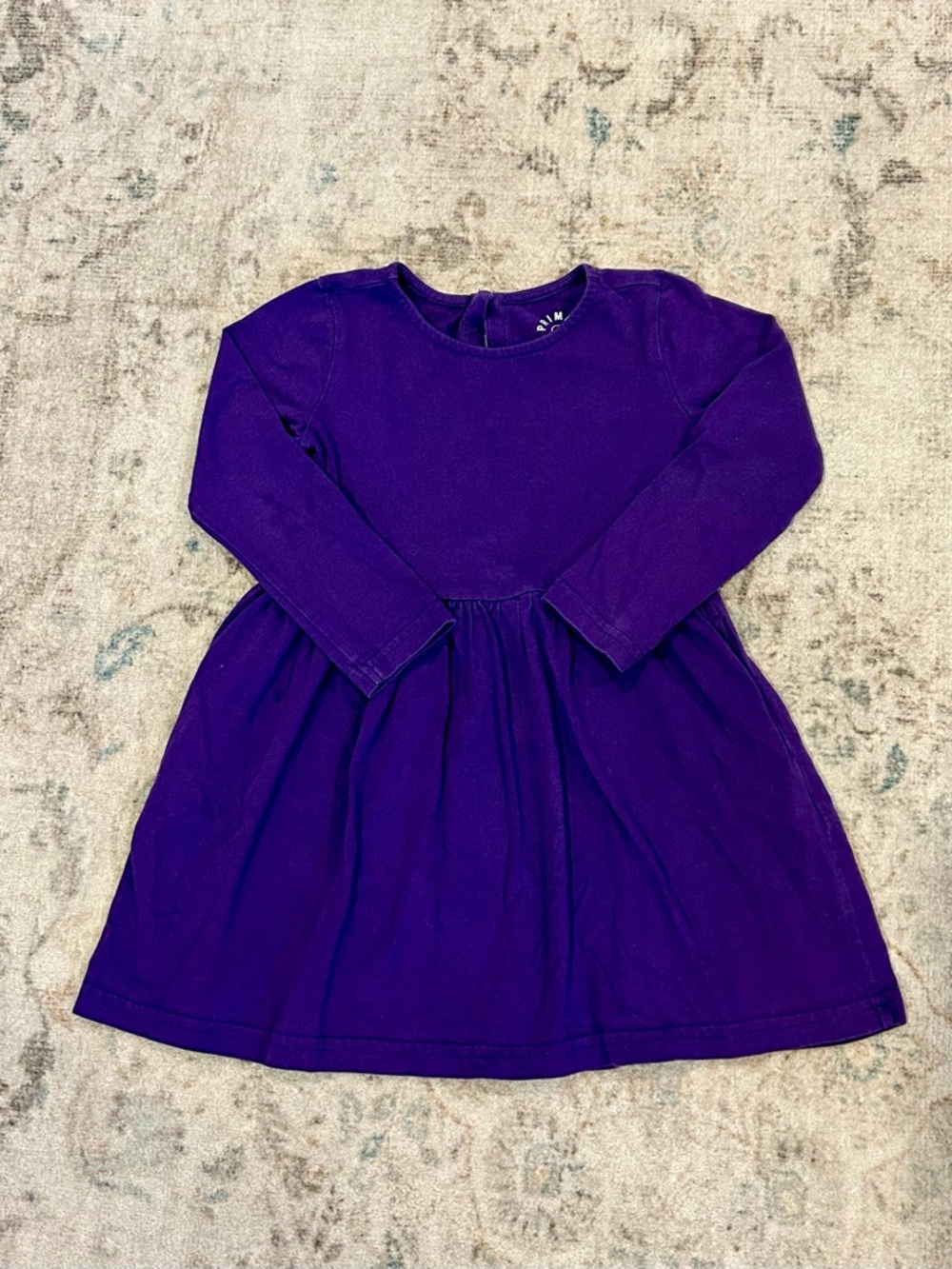 Primary purple long sleeve perfect pocket dress